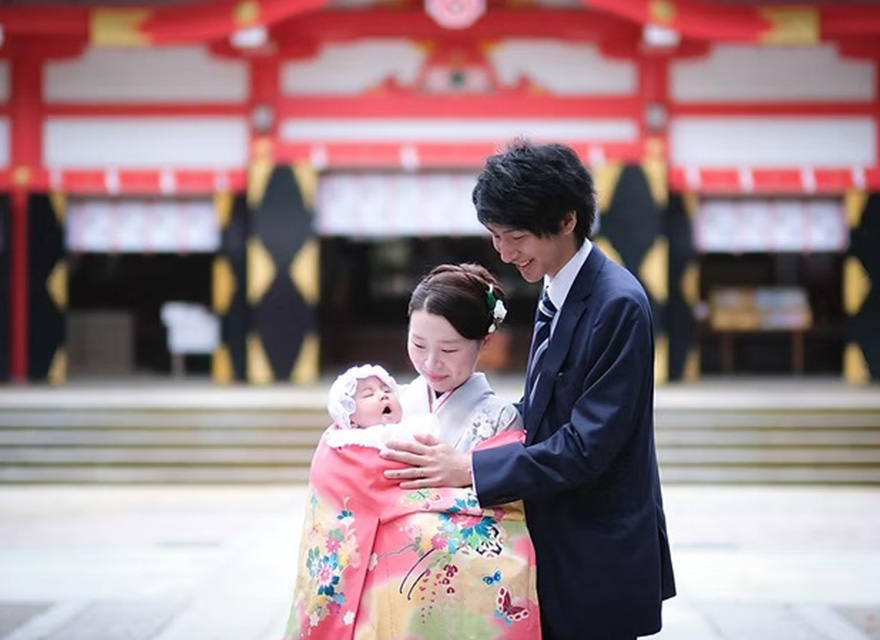 初宮詣り神社ロケプラン