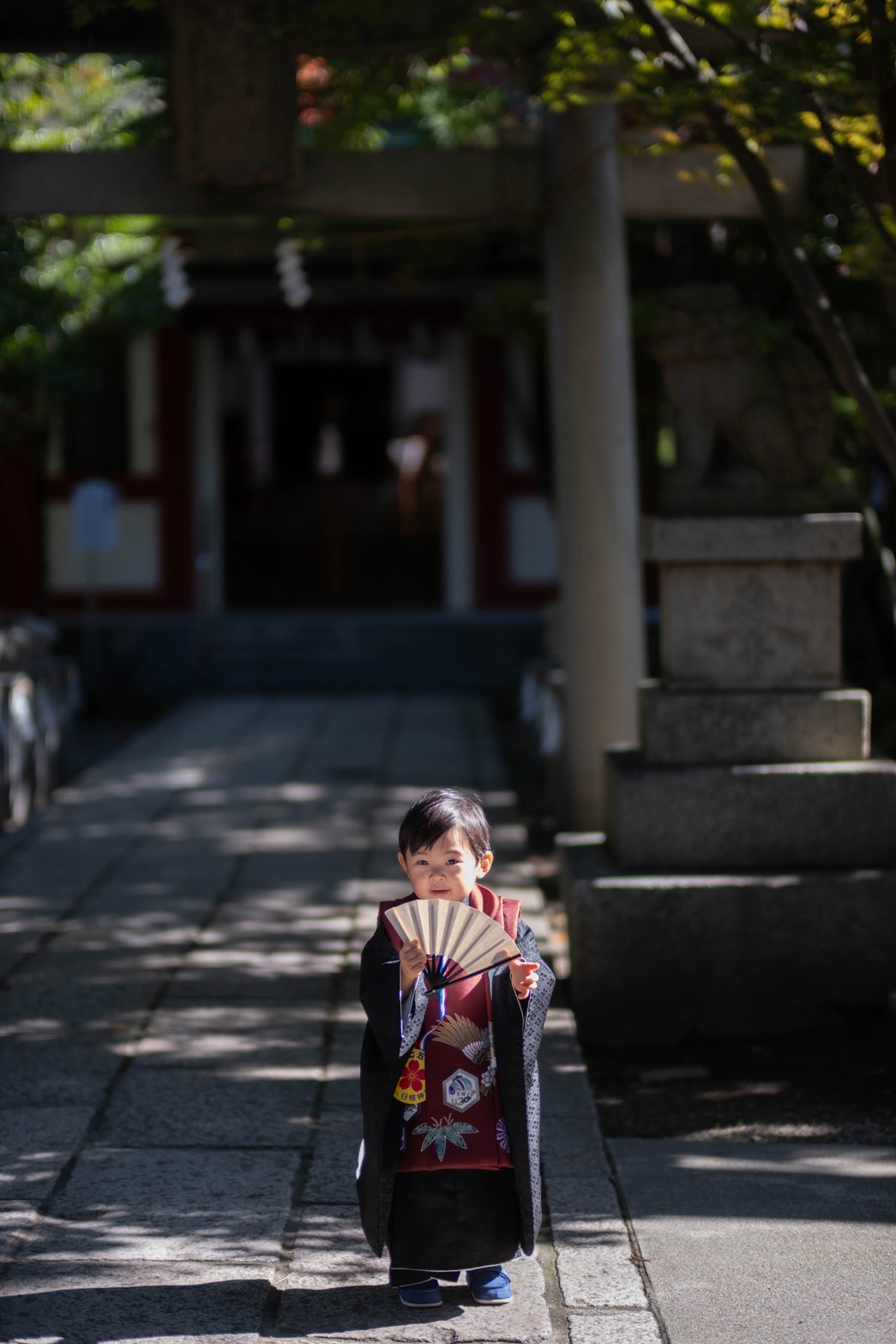 自宅から七五三ロケ楽